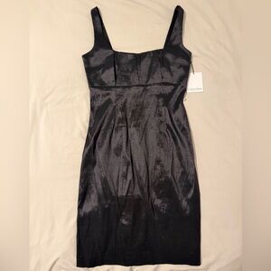 Calvin Klein Charcoal Midi Dress